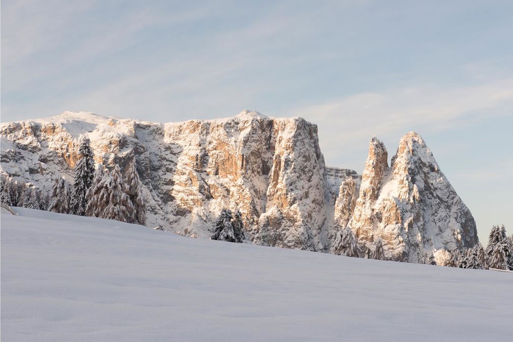 Montagne piene di neve