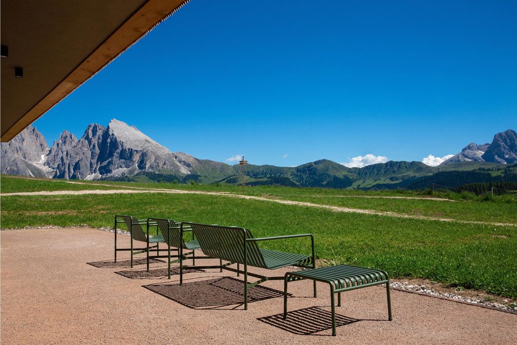 Auf der Seiser Alm die Sonne genießen