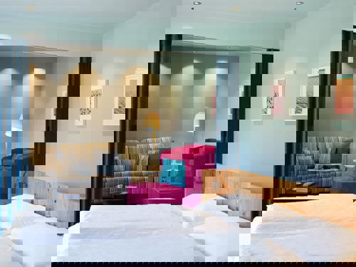 Suite Clouds with separated living and sleep areas